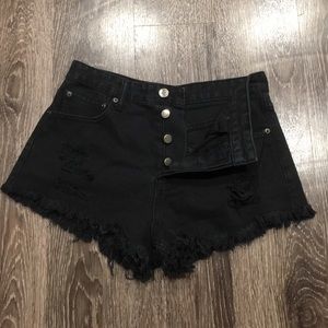 high waisted shorts
